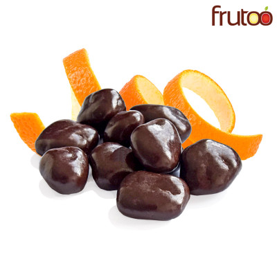 Naranja con chocolate negro