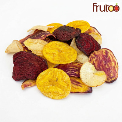 Chips de légumes exotiques